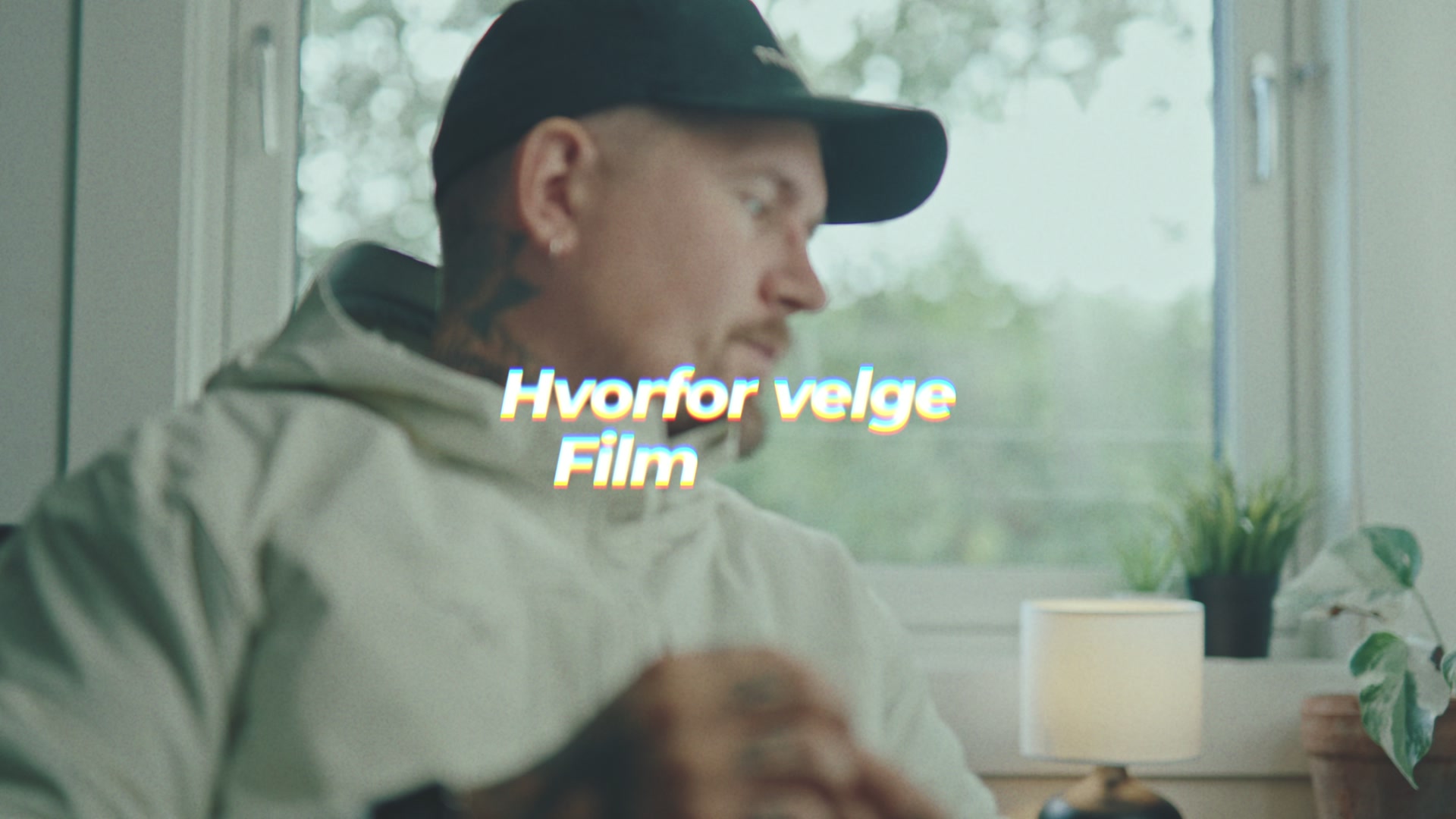 Kristian Gjellan i filmen Hvorfor velge Filmkraft